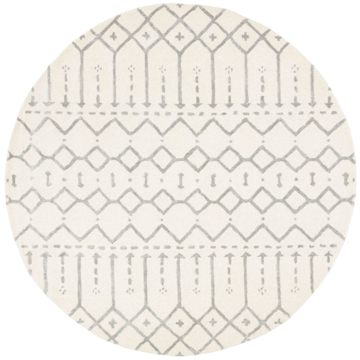 SAFAVIEH Himalaya HIM903F Handmade Ivory / Grey Rug Image 9