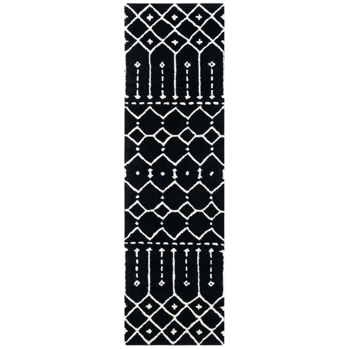 SAFAVIEH Himalaya HIM903Z Handmade Black / Ivory Rug Image 5