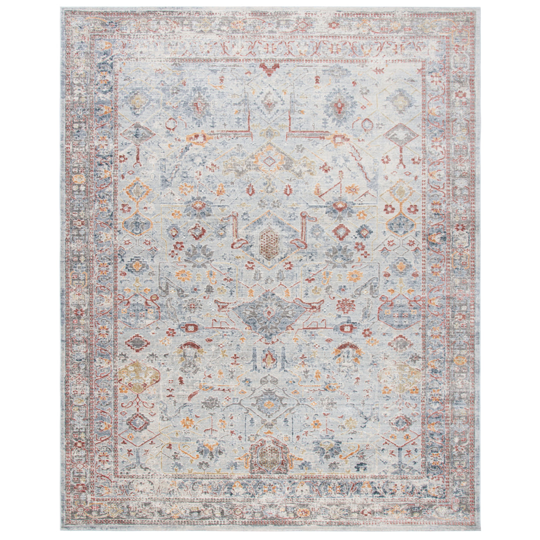 SAFAVIEH History HIS509F Light Grey / Rust Rug Image 1