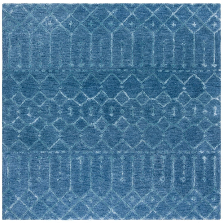 SAFAVIEH Himalaya HIM903N Handmade Navy / Silver Rug Image 8