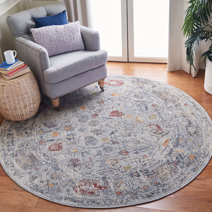 SAFAVIEH History HIS546F Light Grey / Gold Rug Image 2