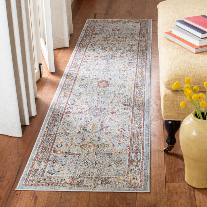 SAFAVIEH History HIS509F Light Grey / Rust Rug Image 3