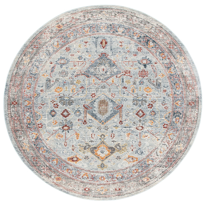 SAFAVIEH History HIS509F Light Grey / Rust Rug Image 4