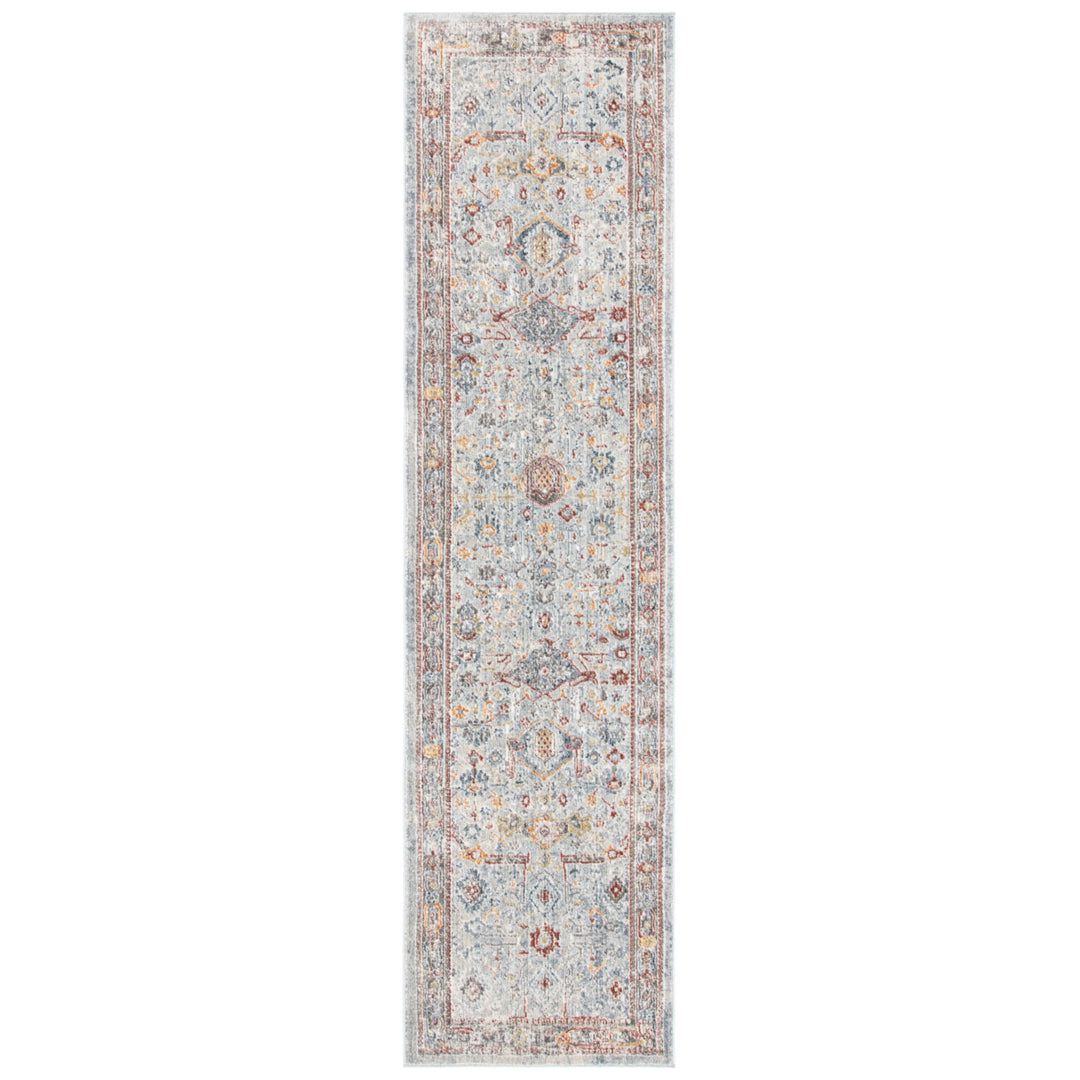 SAFAVIEH History HIS509F Light Grey / Rust Rug Image 5