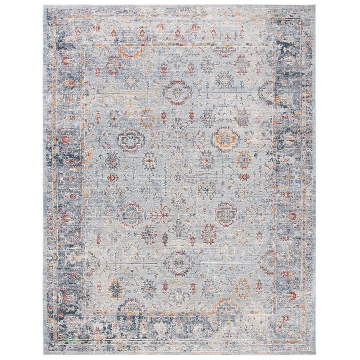 SAFAVIEH History HIS580F Light Grey / Navy Rug Image 1