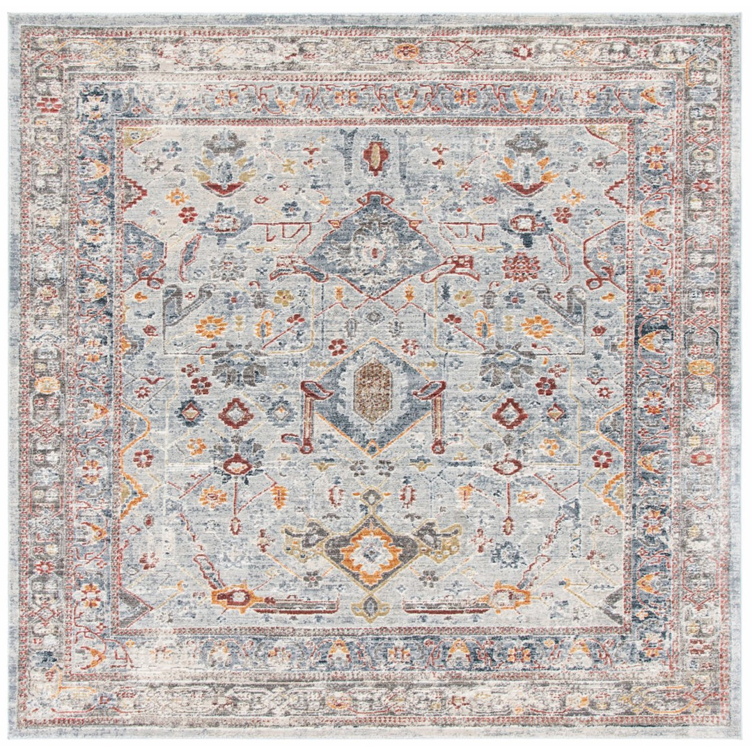 SAFAVIEH History HIS509F Light Grey / Rust Rug Image 1