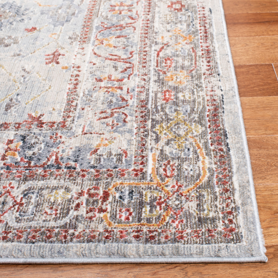 SAFAVIEH History HIS509F Light Grey / Rust Rug Image 7