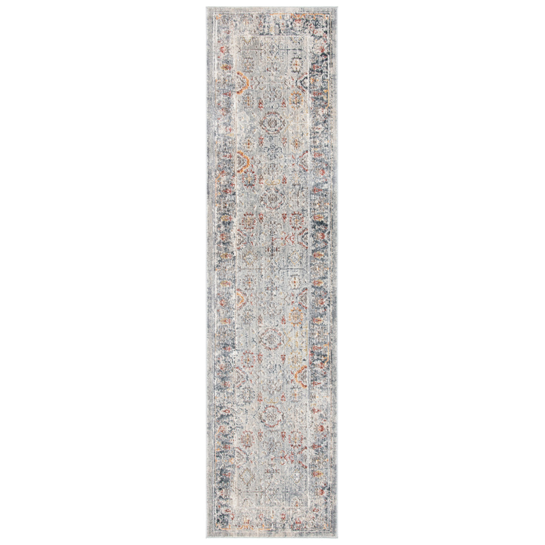 SAFAVIEH History HIS580F Light Grey / Navy Rug Image 5