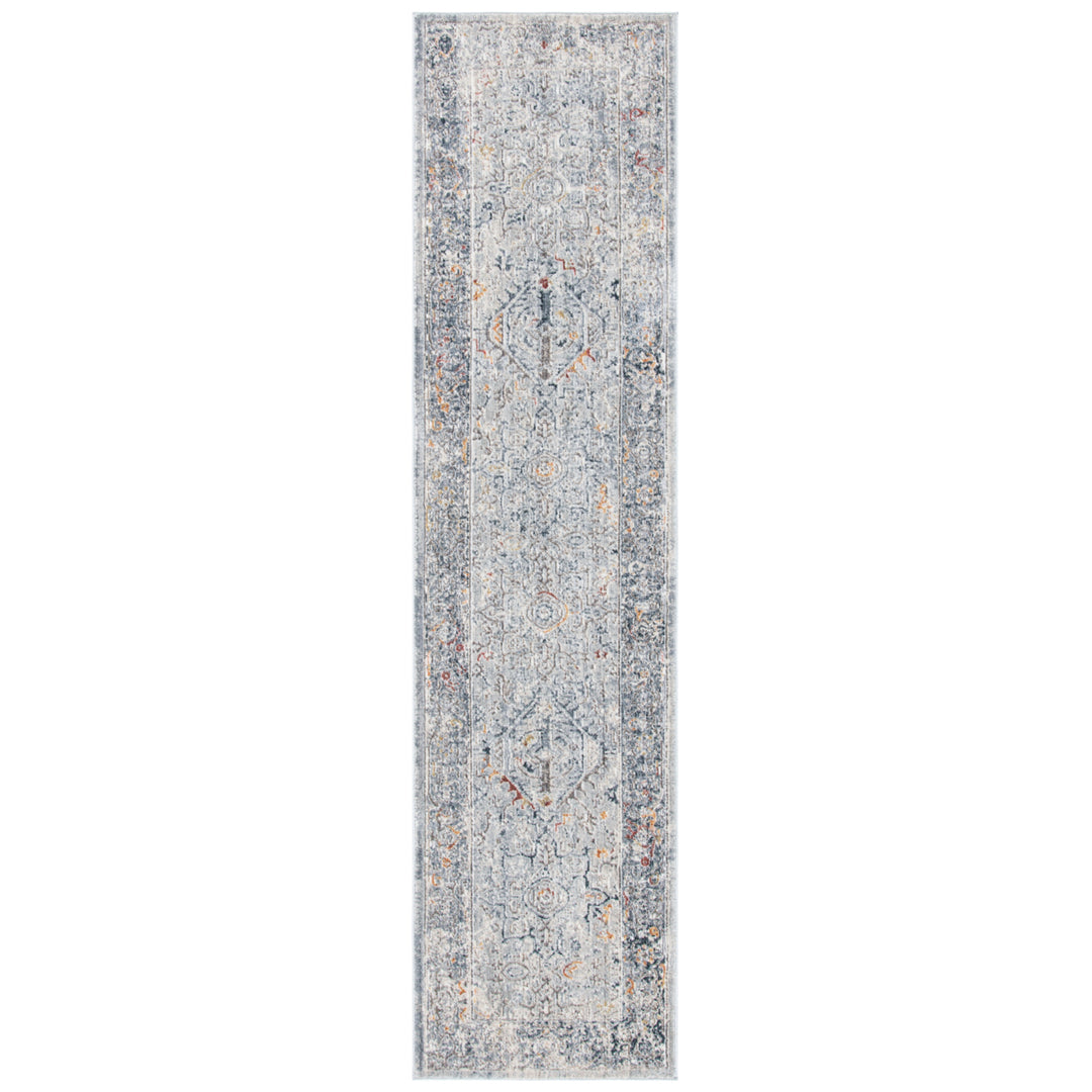 SAFAVIEH History HIS584F Light Grey / Navy Rug Image 5