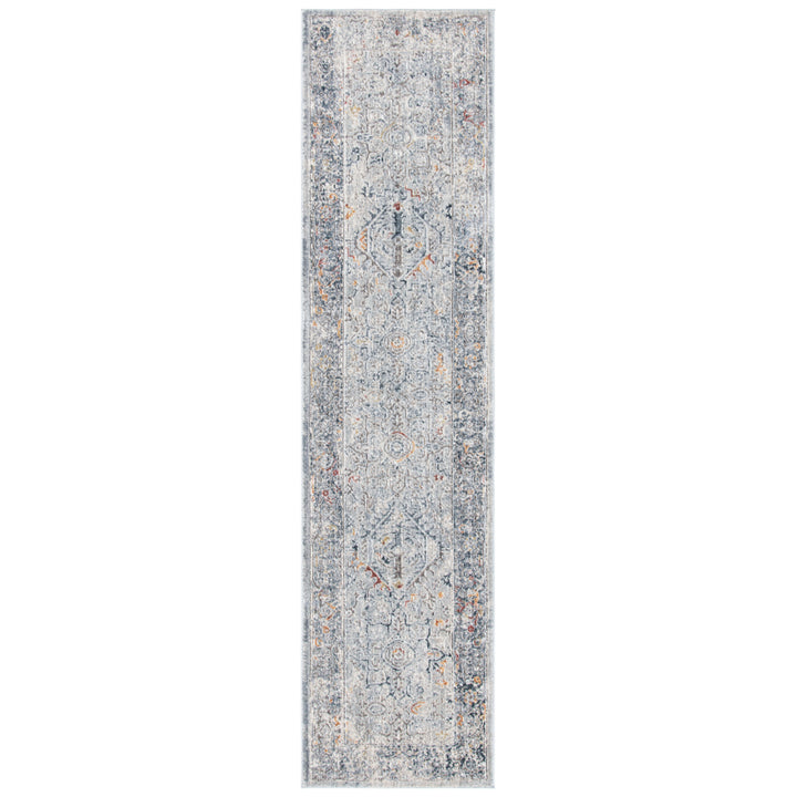 SAFAVIEH History HIS584F Light Grey / Navy Rug Image 5