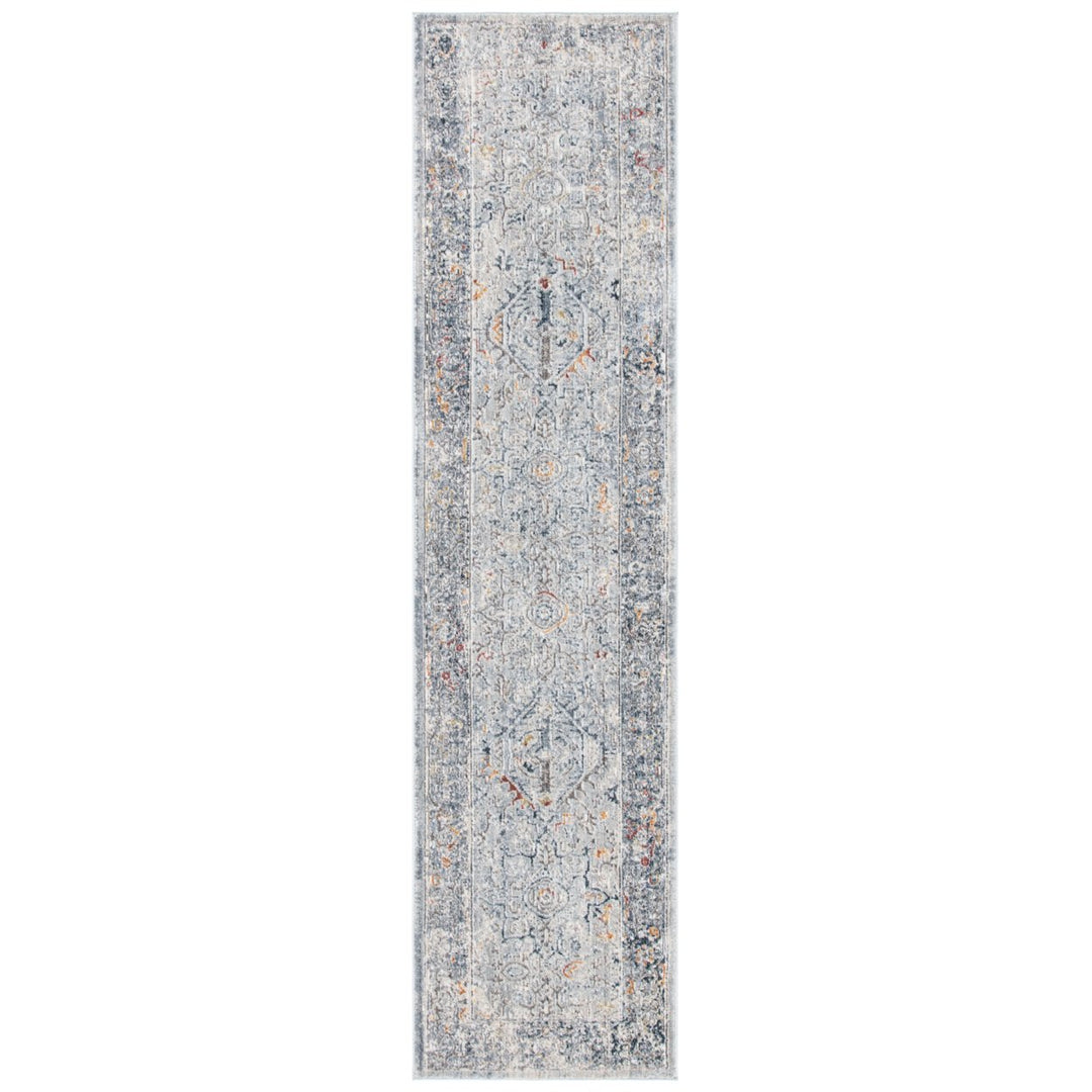 SAFAVIEH History HIS584F Light Grey / Navy Rug Image 1