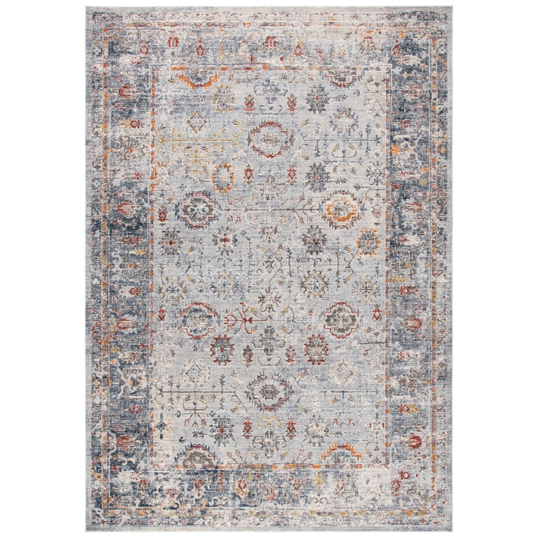 SAFAVIEH History HIS580F Light Grey / Navy Rug Image 10