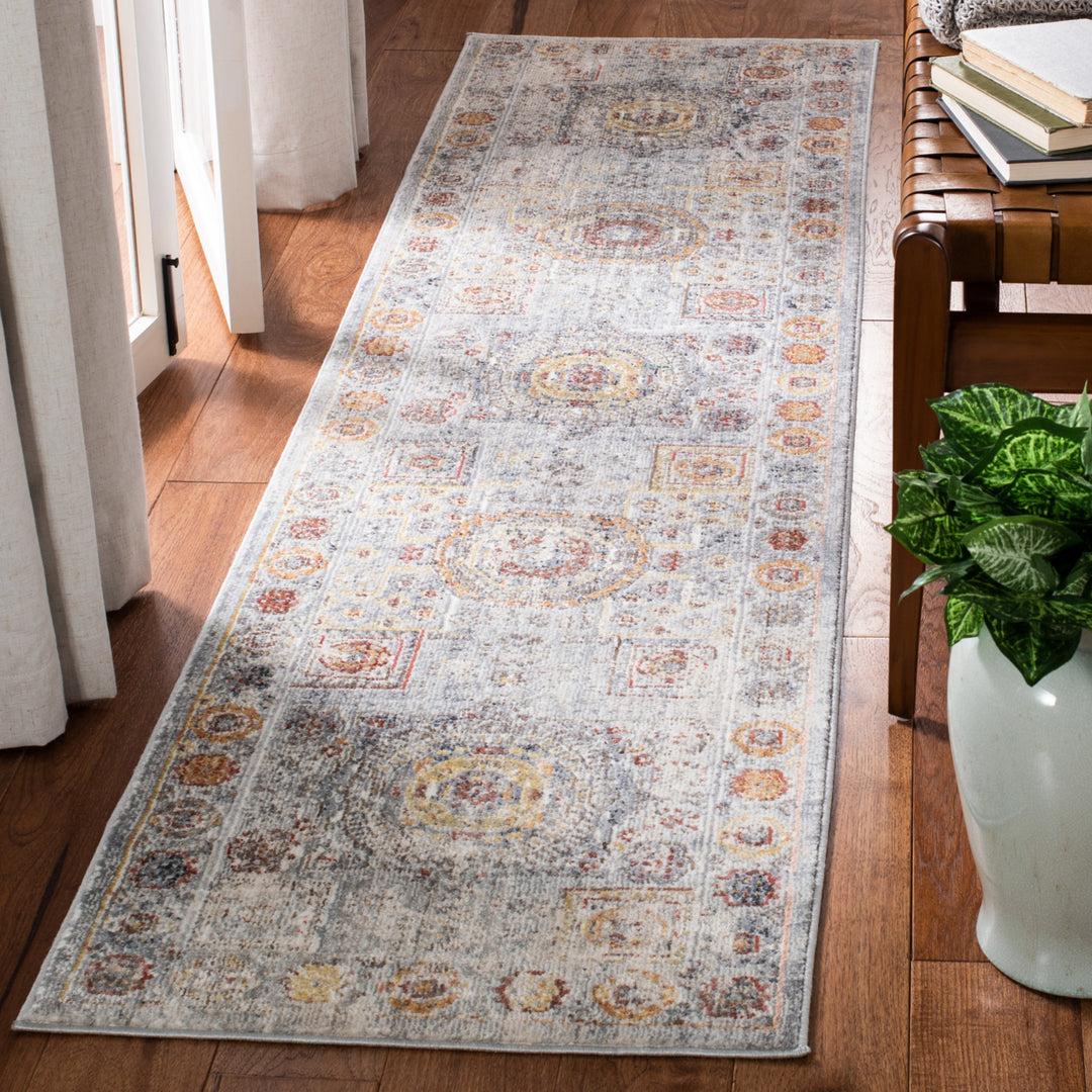 SAFAVIEH History HIS599E Light Grey / Gold Rug Image 3