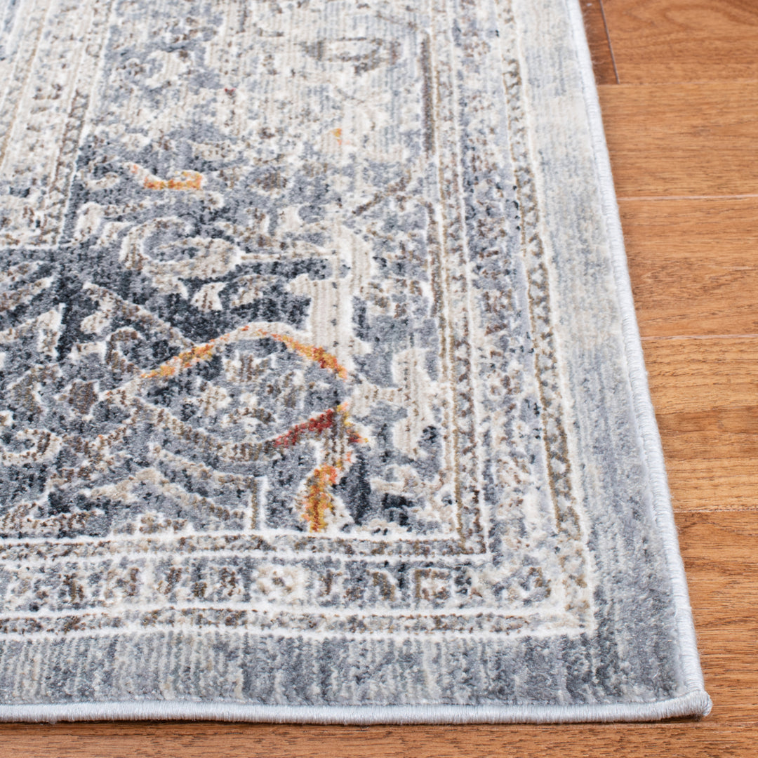 SAFAVIEH History HIS584F Light Grey / Navy Rug Image 7