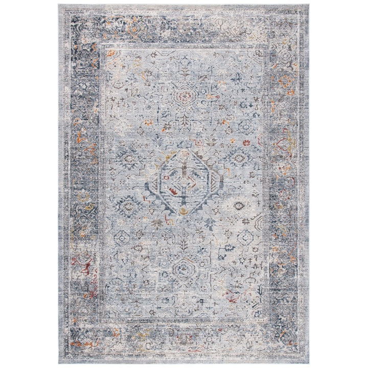 SAFAVIEH History HIS584F Light Grey / Navy Rug Image 10