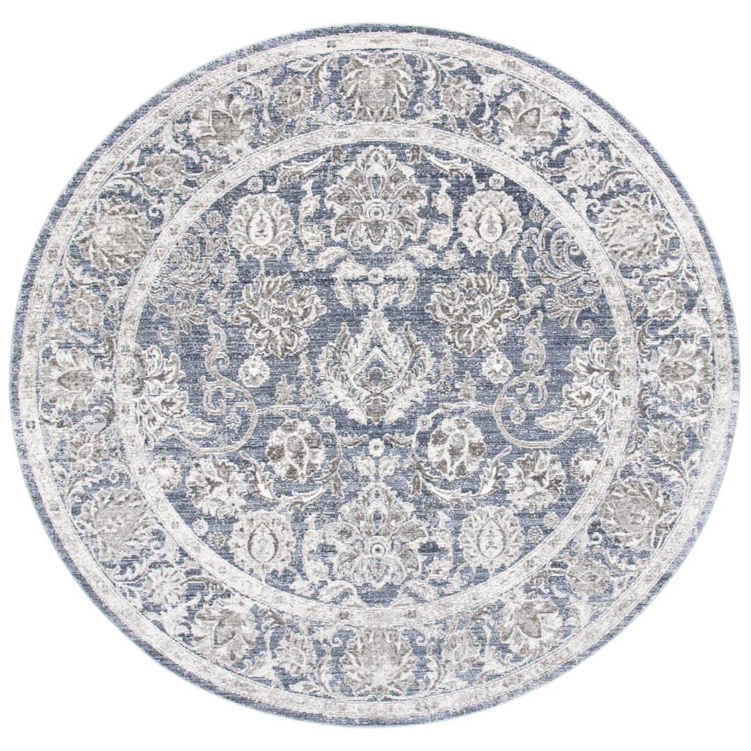 SAFAVIEH History HIS521H Dark Grey / Ivory Rug Image 4