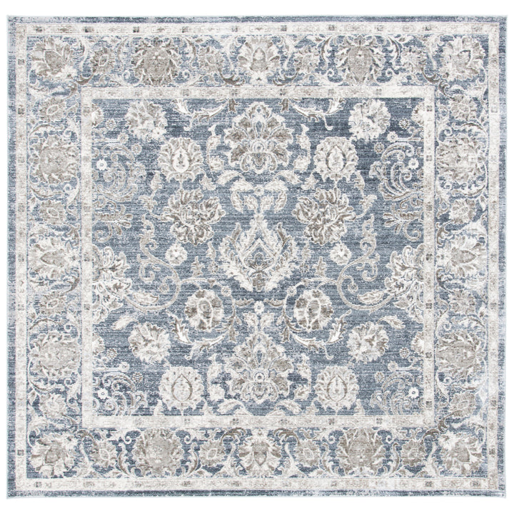 SAFAVIEH History HIS521H Dark Grey / Ivory Rug Image 6