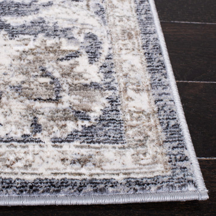 SAFAVIEH History HIS521H Dark Grey / Ivory Rug Image 7