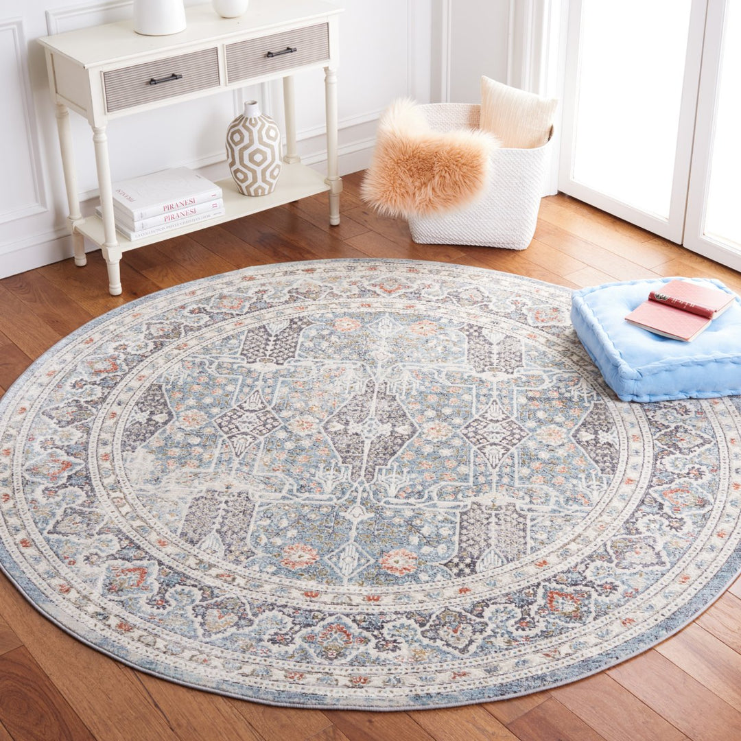 SAFAVIEH History HIS563F Grey / Light Blue Rug Image 3