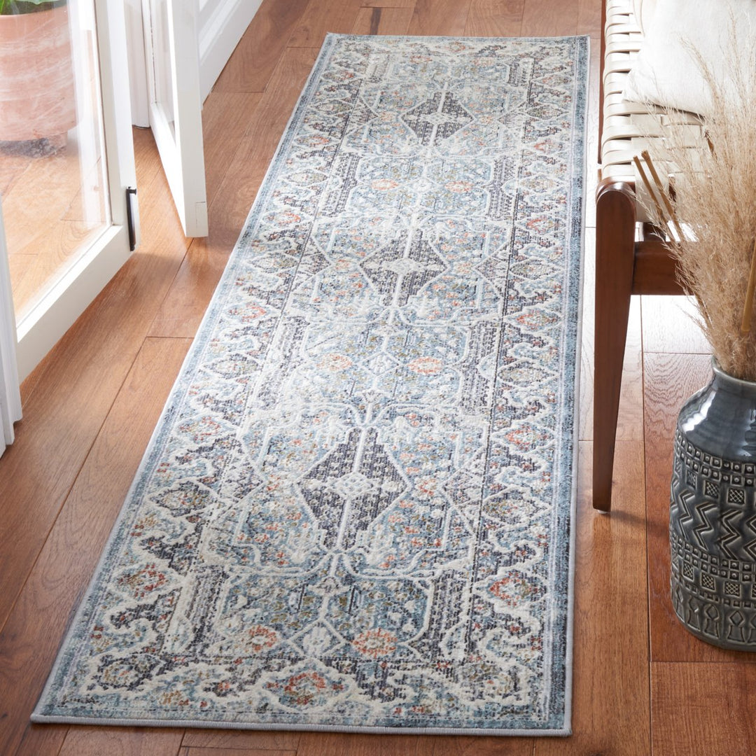 SAFAVIEH History HIS563F Grey / Light Blue Rug Image 4