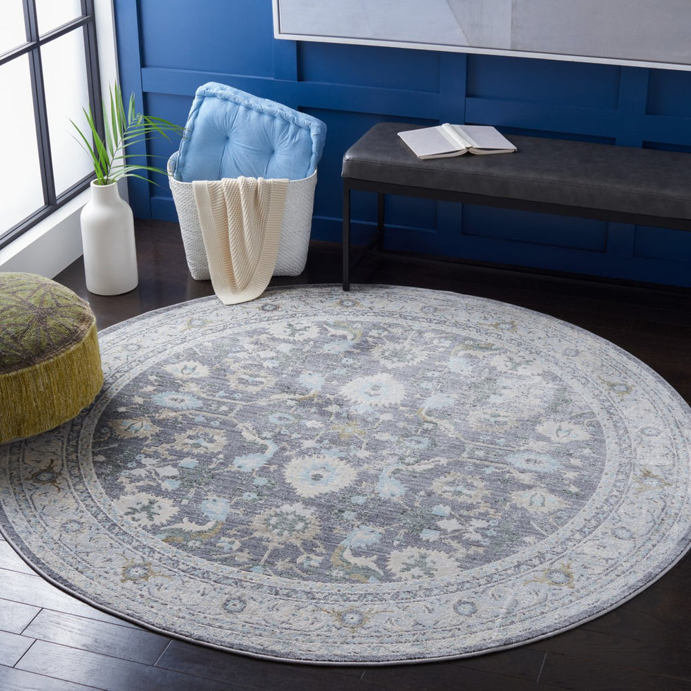 SAFAVIEH History HIS578F Lt Grey / Dark Grey Rug Image 2