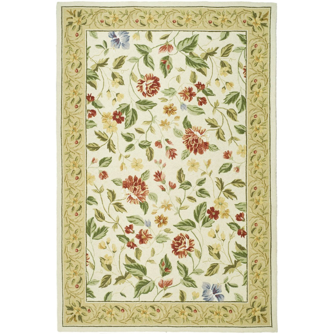 SAFAVIEH Chelsea HK117A Hand-hooked Ivory / Beige Rug Image 1