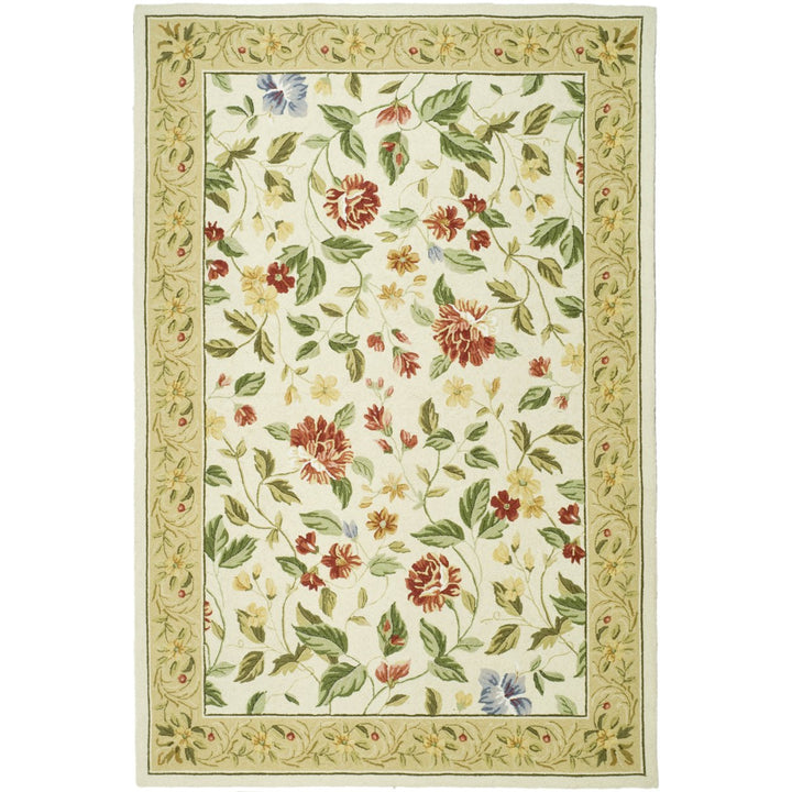 SAFAVIEH Chelsea HK117A Hand-hooked Ivory / Beige Rug Image 1