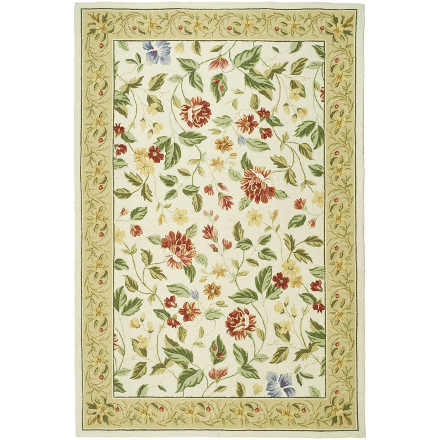 SAFAVIEH Chelsea HK117A Hand-hooked Ivory / Beige Rug Image 1