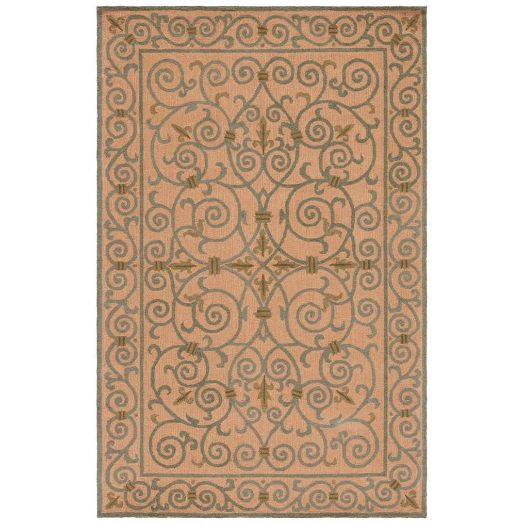 SAFAVIEH Chelsea HK11G Yellow / Light Green Rug Image 5