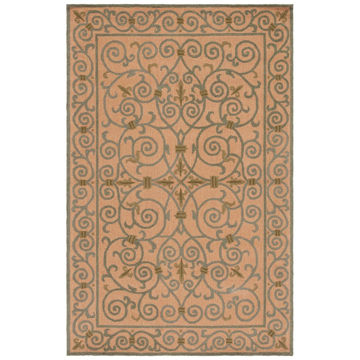 SAFAVIEH Chelsea HK11G Yellow / Light Green Rug Image 5