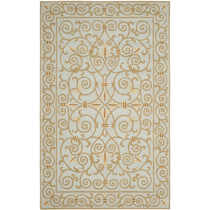 SAFAVIEH Chelsea HK11L Hand-hooked Light Blue Rug Image 8