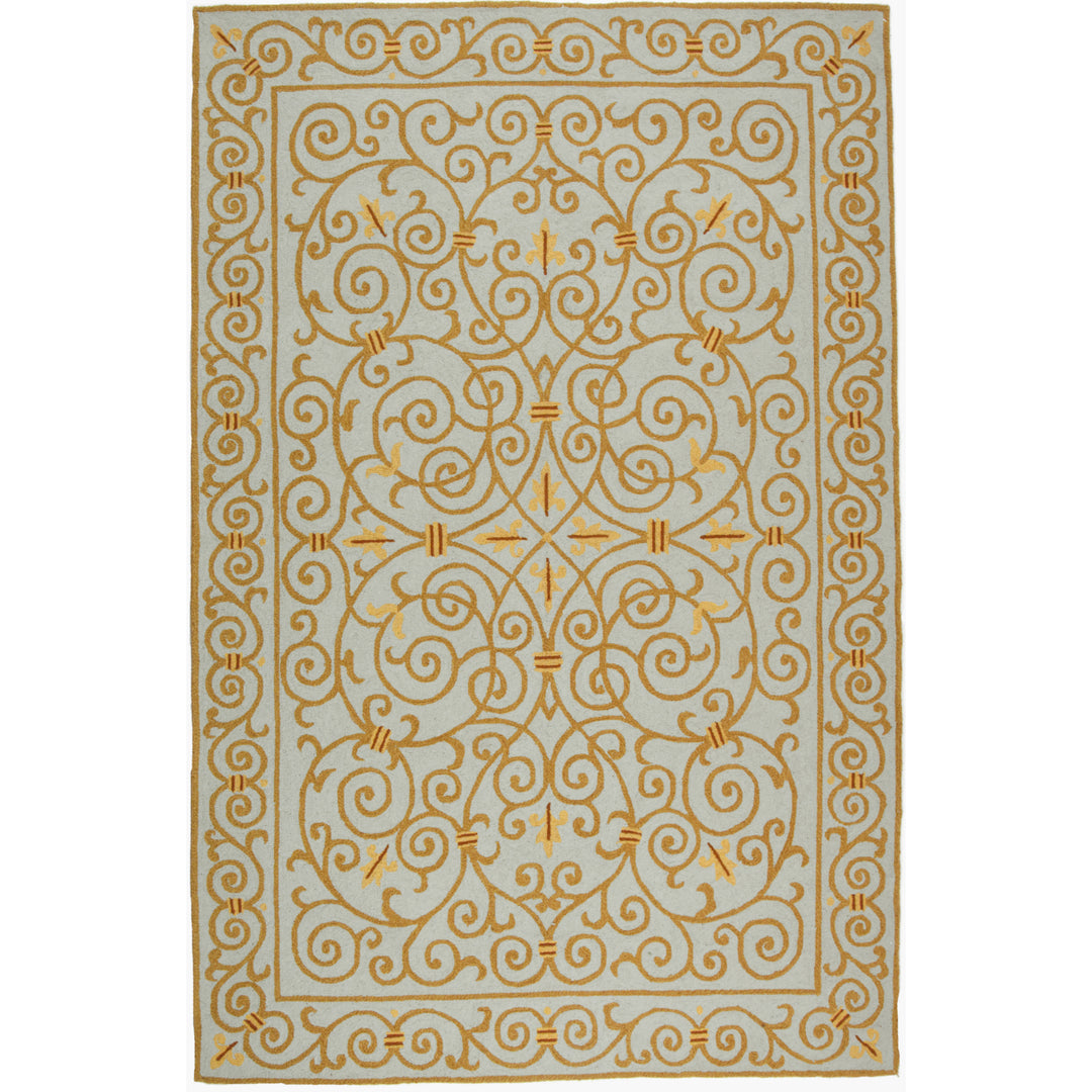 SAFAVIEH Chelsea HK11L Hand-hooked Light Blue Rug Image 10