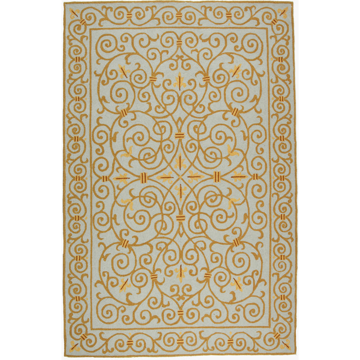 SAFAVIEH Chelsea HK11L Hand-hooked Light Blue Rug Image 10