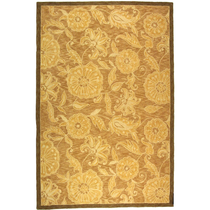 SAFAVIEH Chelsea HK156A Hand-hooked Light Brown Rug Image 1