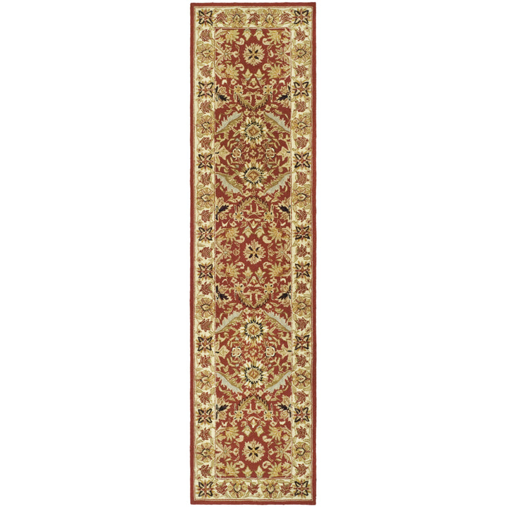 SAFAVIEH Chelsea HK157A Hand-hooked Red / Ivory Rug Image 3