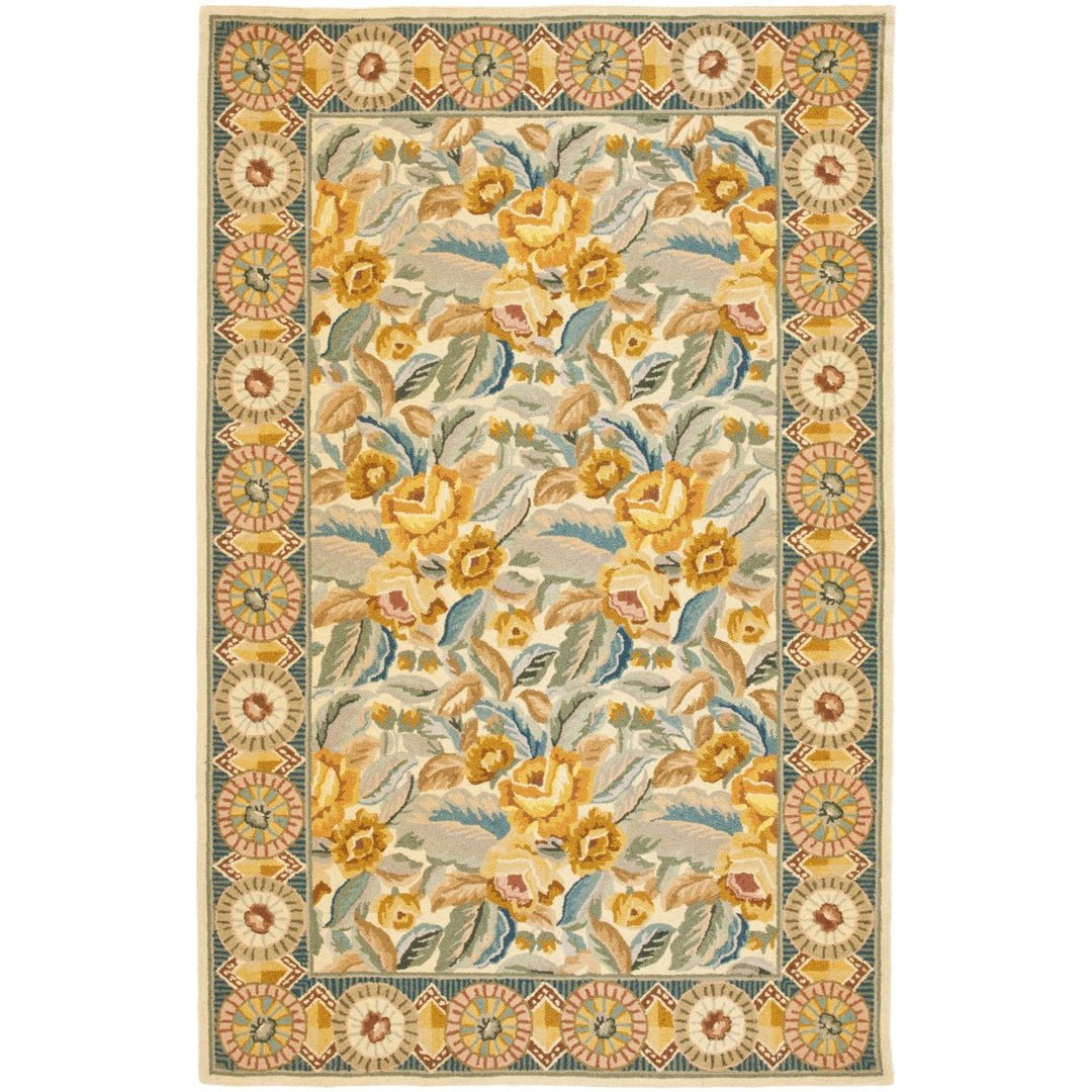 SAFAVIEH Chelsea Collection HK1C Hand-hooked Ivory Rug Image 1