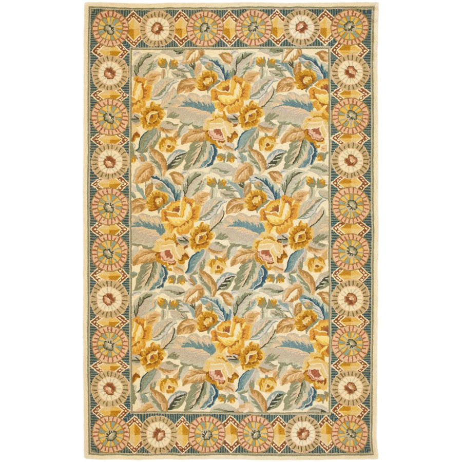 SAFAVIEH Chelsea Collection HK1C Hand-hooked Ivory Rug Image 1