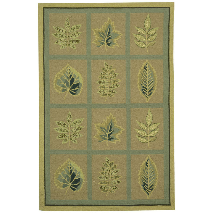 SAFAVIEH Chelsea Collection HK205C Hand-hooked Tan Rug Image 1