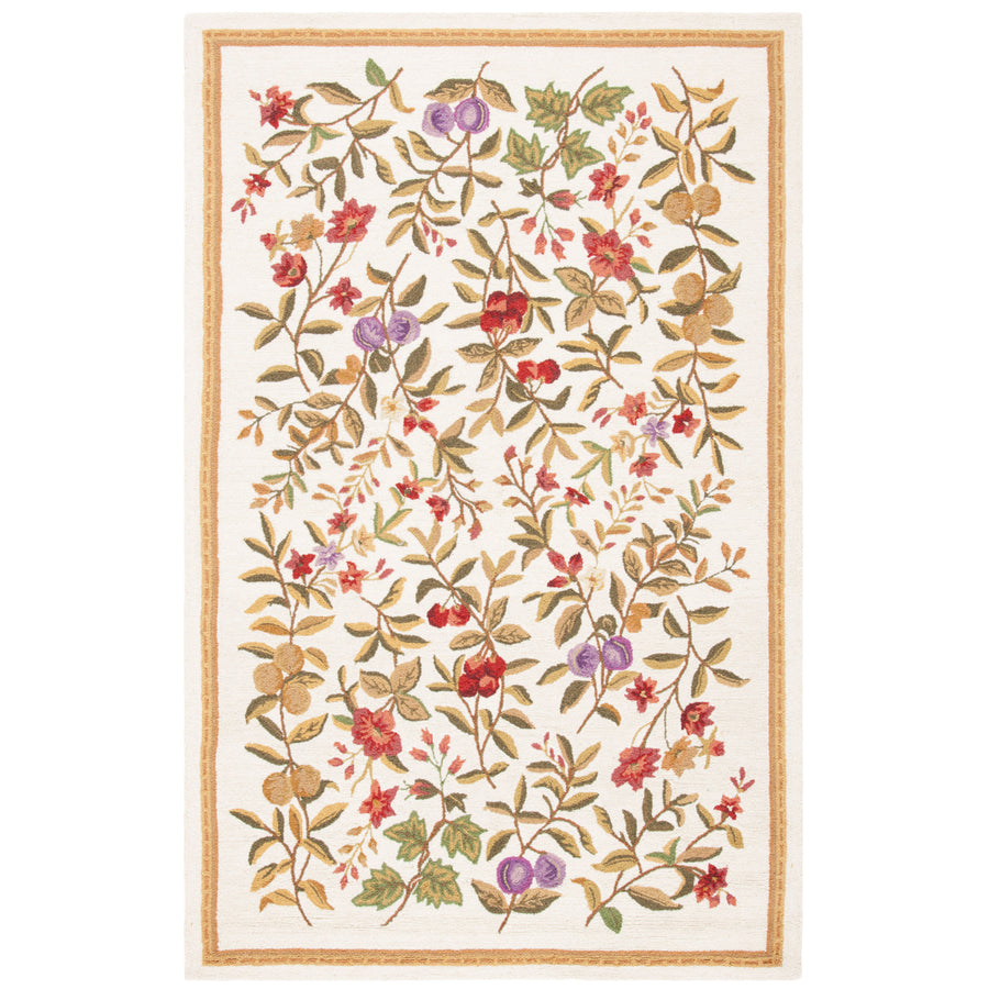 SAFAVIEH Chelsea Collection HK210A Hand-hooked Ivory Rug Image 1