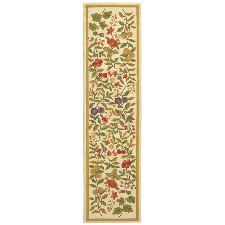 SAFAVIEH Chelsea Collection HK210A Hand-hooked Ivory Rug Image 1