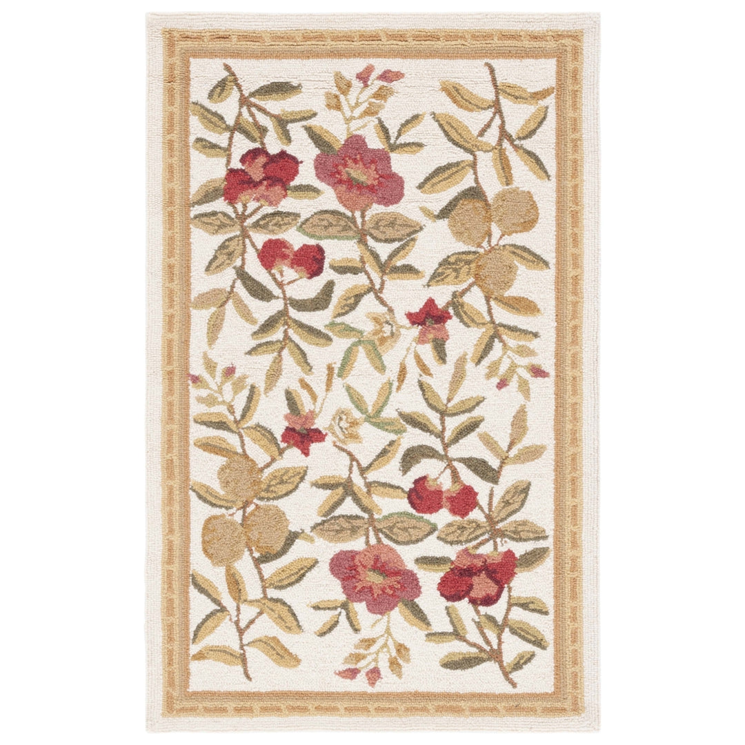 SAFAVIEH Chelsea Collection HK210A Hand-hooked Ivory Rug Image 4