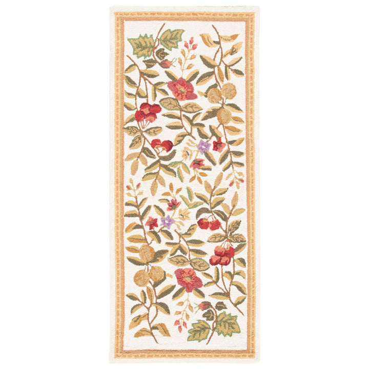 SAFAVIEH Chelsea Collection HK210A Hand-hooked Ivory Rug Image 5