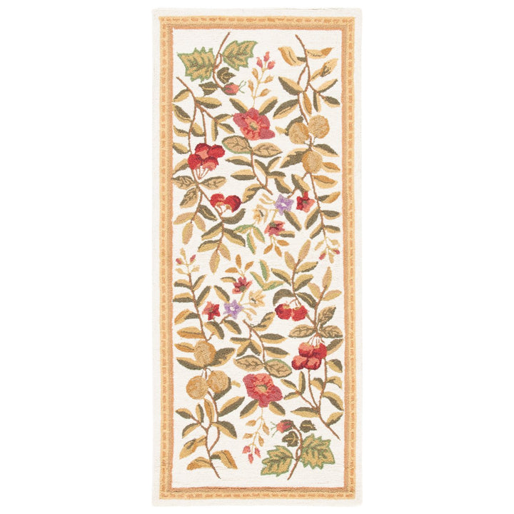 SAFAVIEH Chelsea Collection HK210A Hand-hooked Ivory Rug Image 1