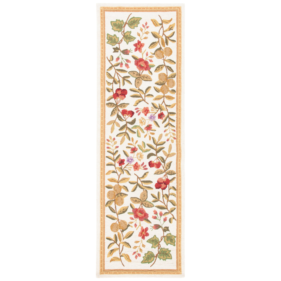 SAFAVIEH Chelsea Collection HK210A Hand-hooked Ivory Rug Image 6