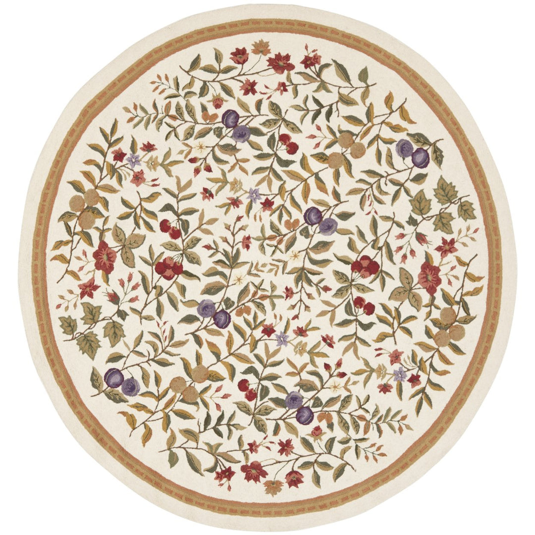 SAFAVIEH Chelsea Collection HK210A Hand-hooked Ivory Rug Image 1