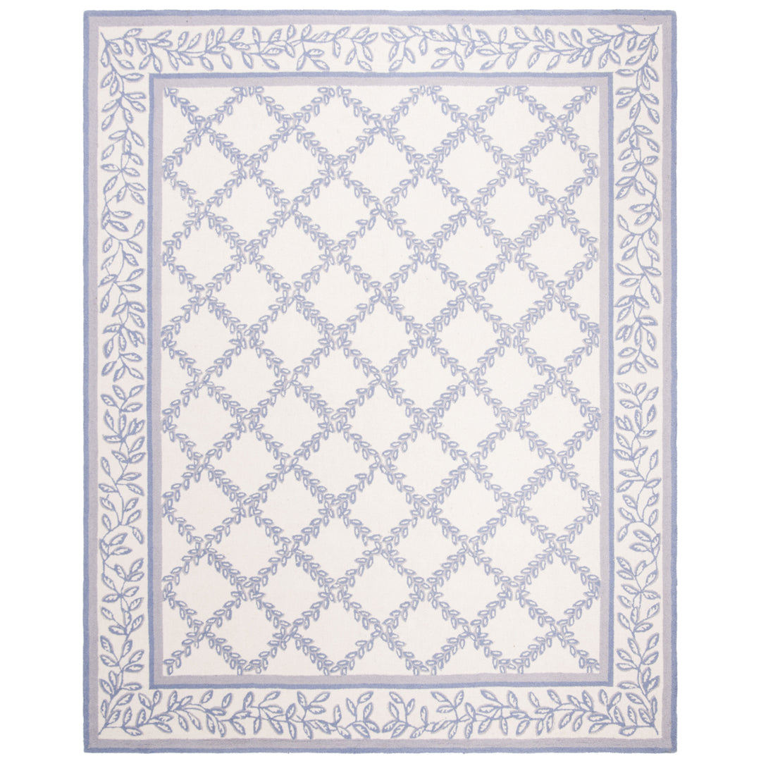 SAFAVIEH Chelsea HK230A Ivory / Light Blue Rug Image 1