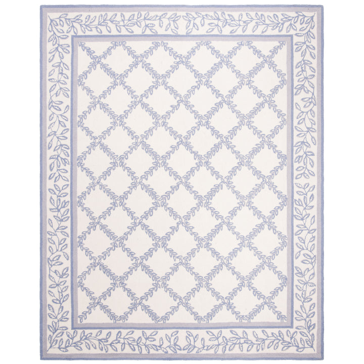 SAFAVIEH Chelsea HK230A Ivory / Light Blue Rug Image 1