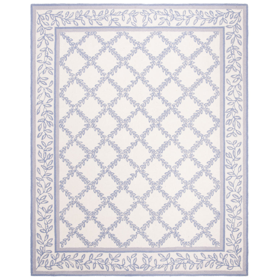 SAFAVIEH Chelsea HK230A Ivory / Light Blue Rug Image 1