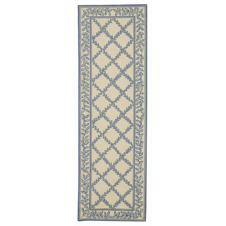 SAFAVIEH Chelsea HK230A Ivory / Light Blue Rug Image 5