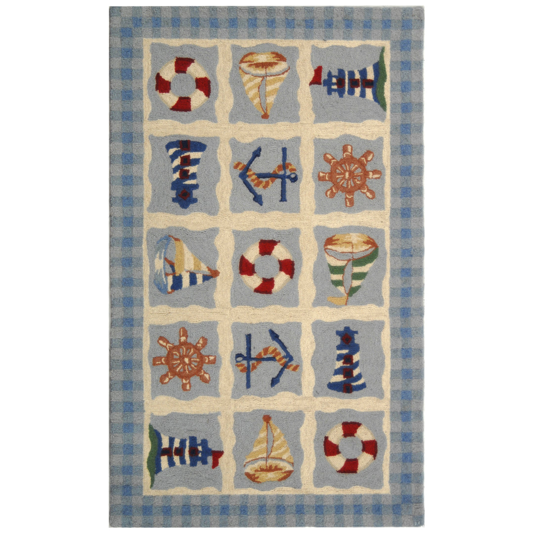 SAFAVIEH Chelsea Collection HK239A Hand-hooked Ivory Rug Image 8